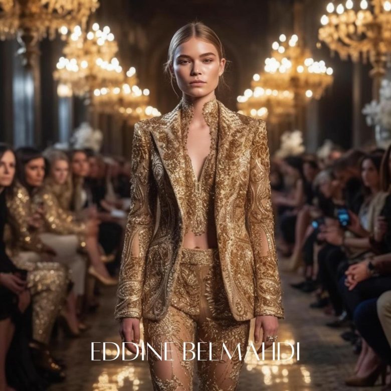 • EL ASNAM • Haute couture 2024 by Eddine Belmahdi Paris • #hautecouture #eddinebelmahdi